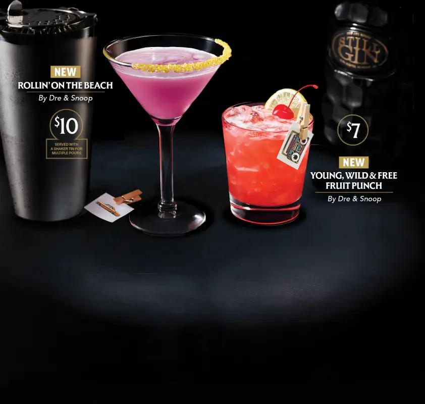 Gin Drinks Featuring STILL G.I.N. by Dre and Snoop