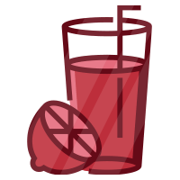 Red Icon of Lemonade